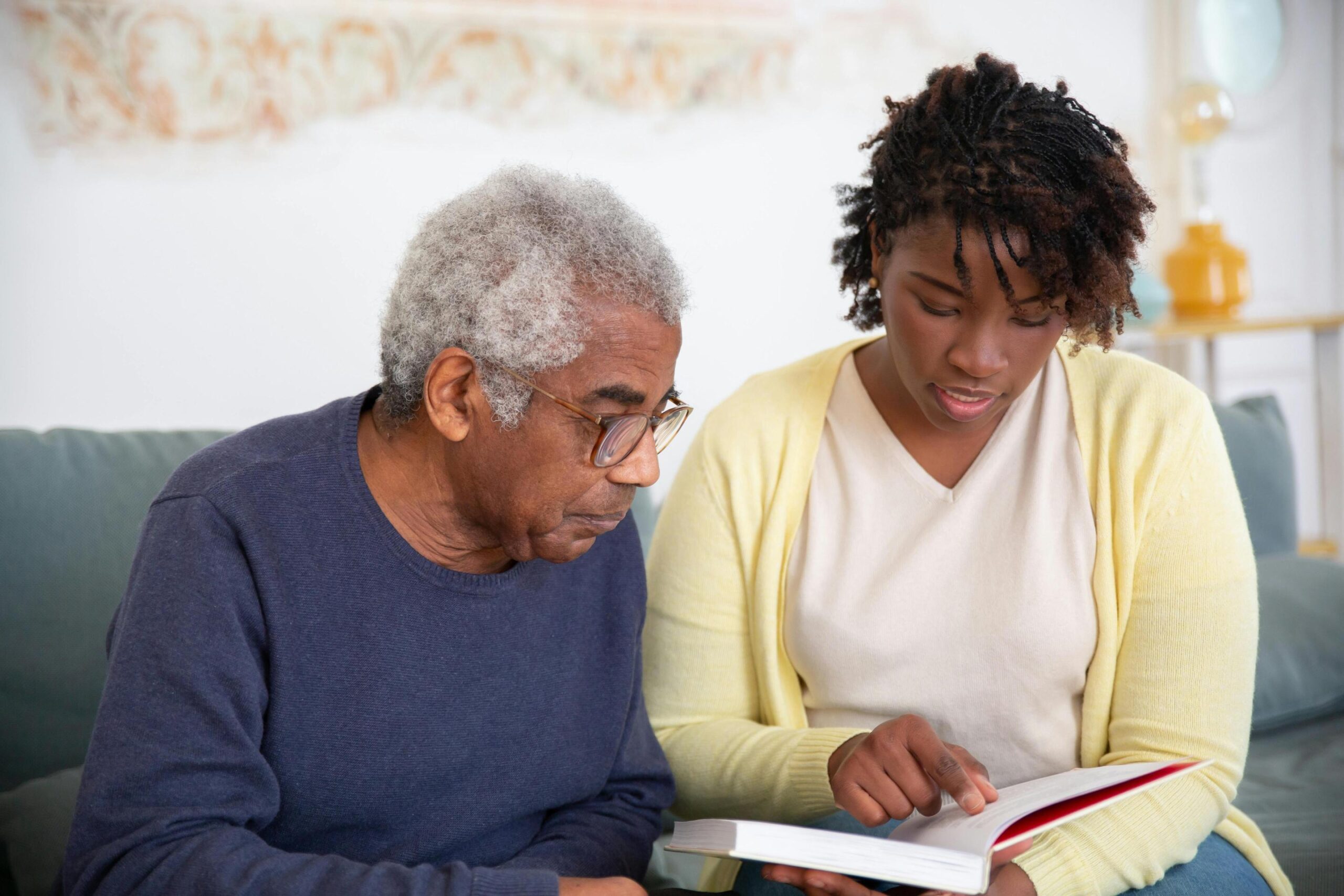 older man and younger woman