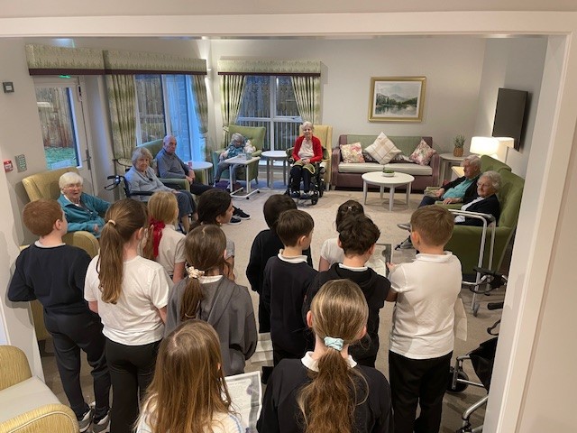school children in care home