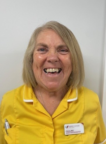 pauline- head housekeeper at osprey court care home