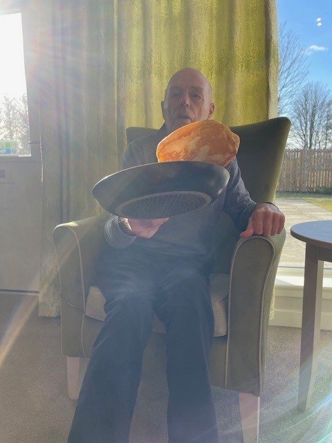 osprey resident flipping pancake