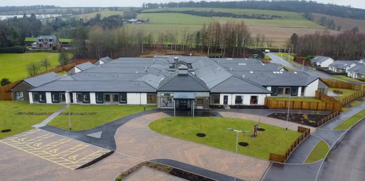 exterior shot of osprey court care home