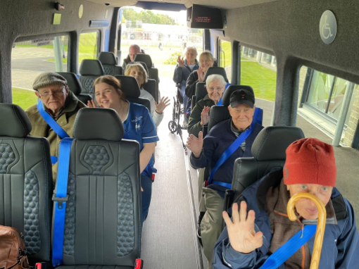residents on an outing